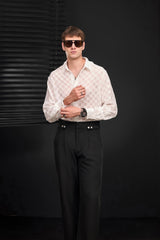 Haven Textured Long Sleeve Shirt WHITE