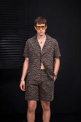 Arden Camp Collar Shirt GREY