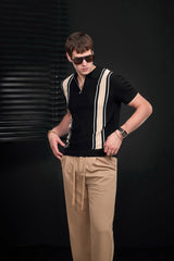 Solace Pleated Trousers BROWN