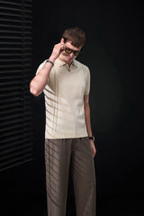 LuxeKnit Polo IVORY