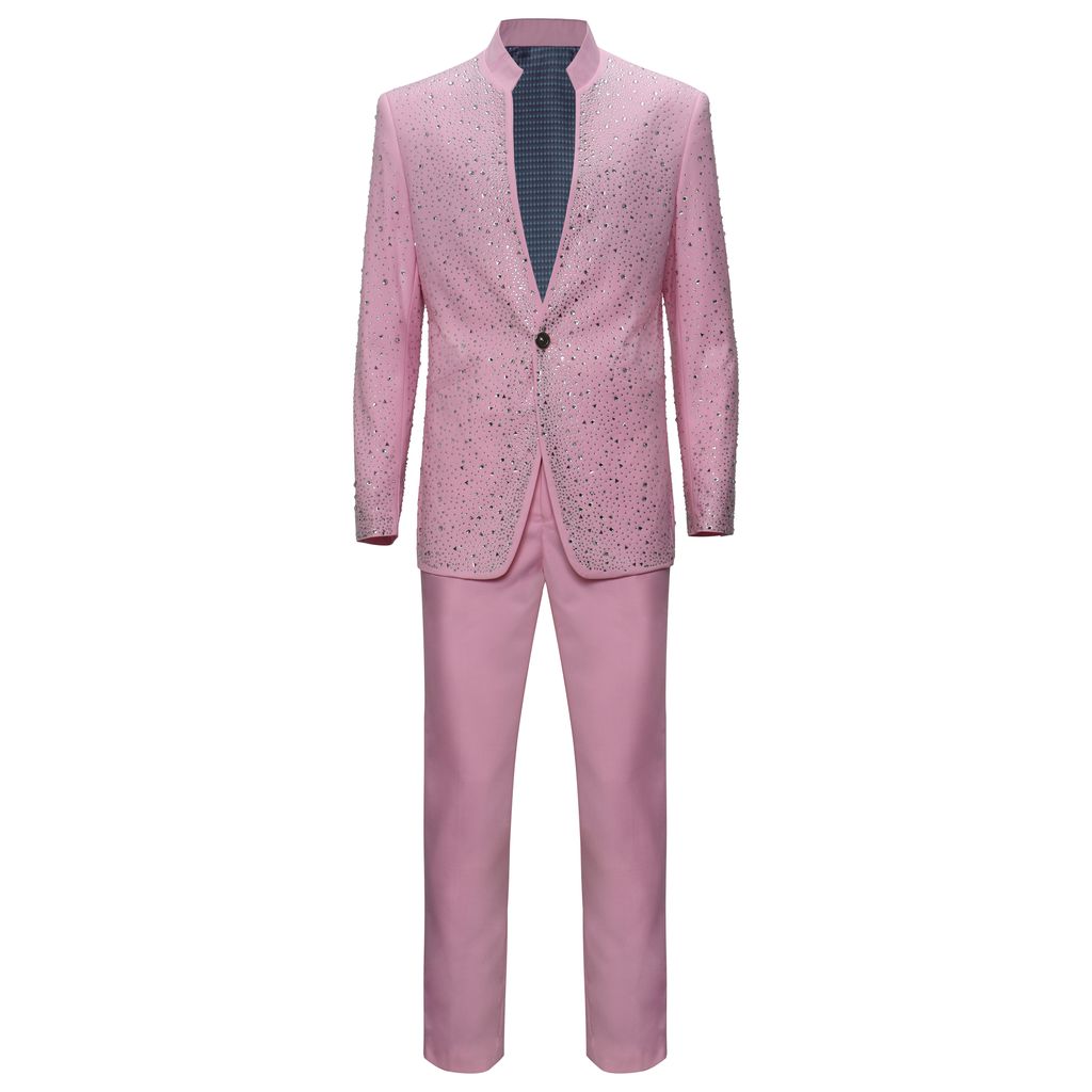 Supreme Reign suit pink/white – Franky Fashion
