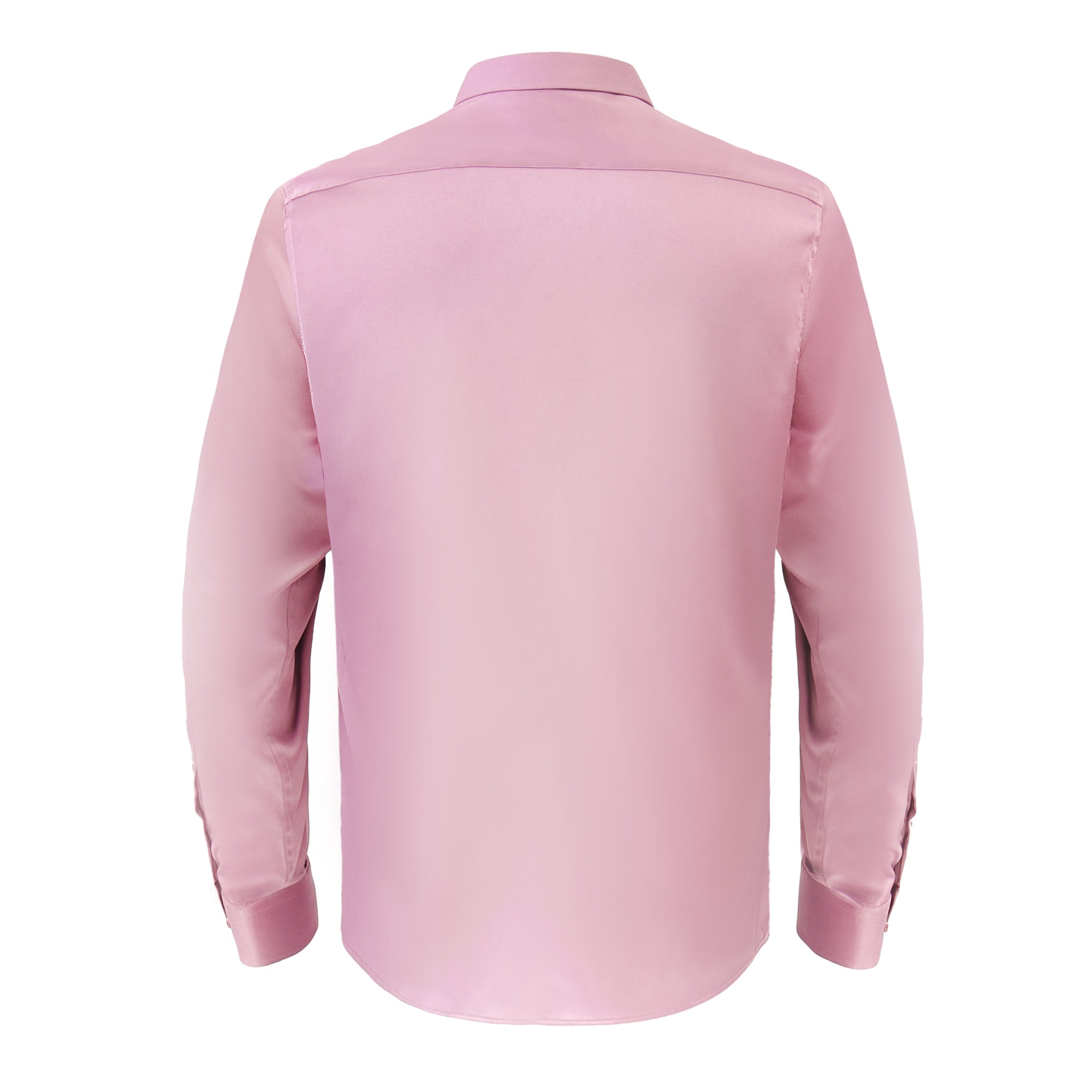 Barocco Luxe Satin Stretch Shirt DUSTY PINK