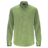 Barocco Luxe Satin Stretch Shirt FERN