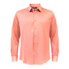 Barocco Luxe Satin Stretch Shirt PEACH
