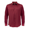 Barocco Luxe Satin Stretch Shirt WINE