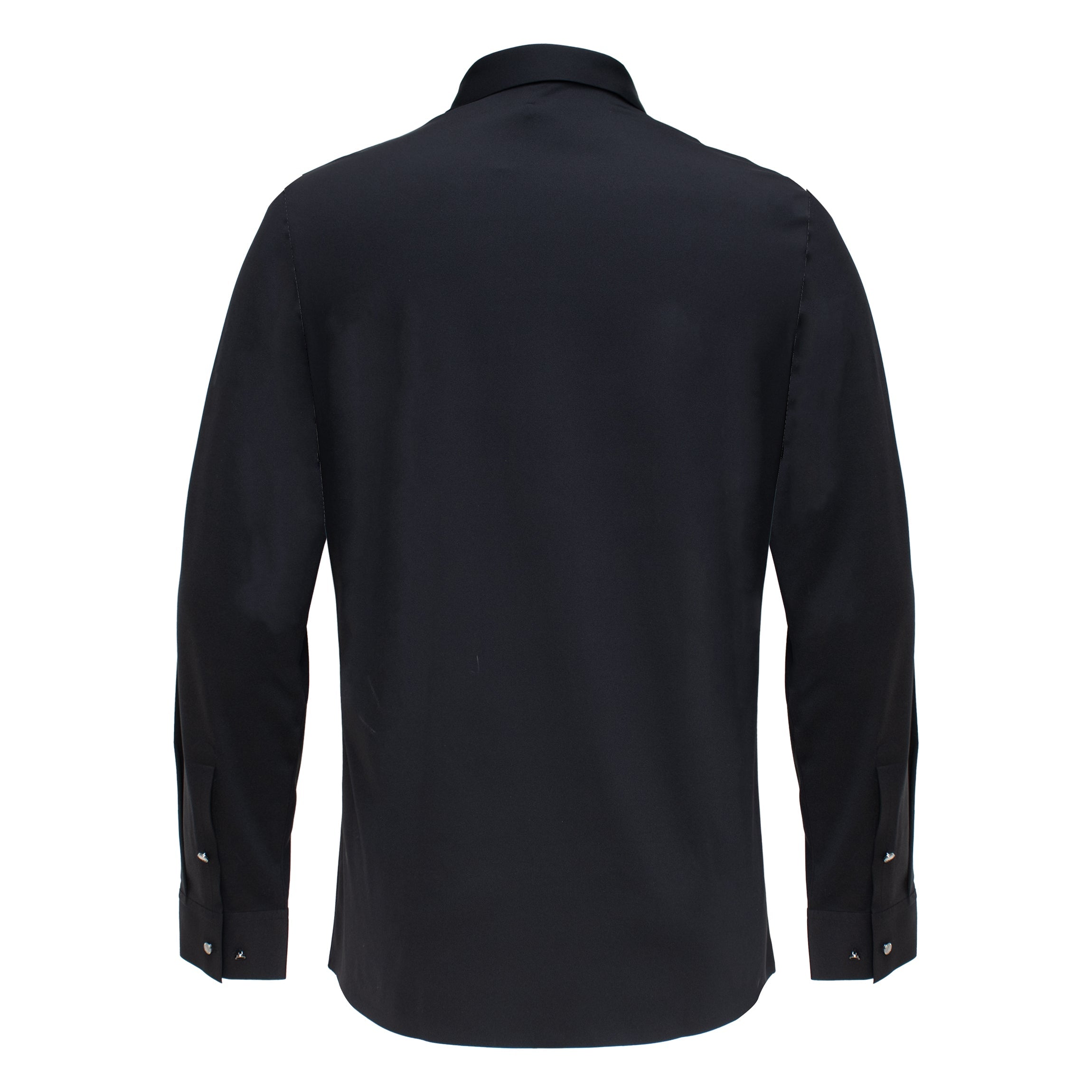 Barocco Men's Button Down Shirt Time Out BLACK/GOLD | B309