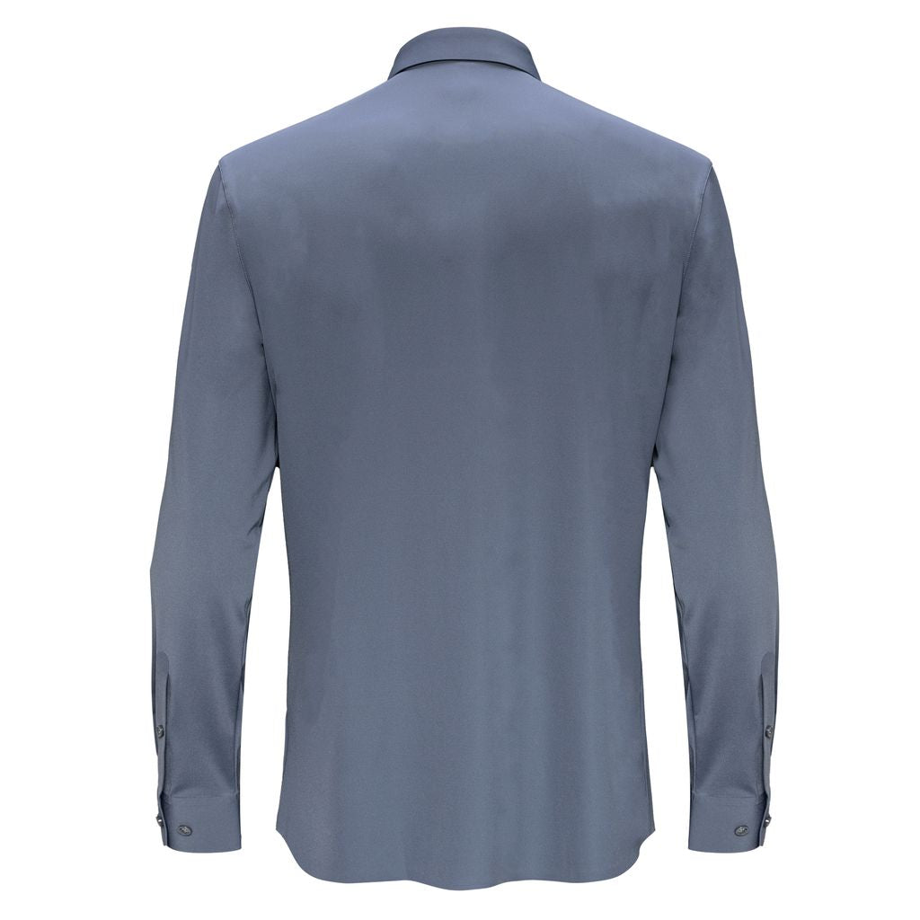 Zen Appeal Long Sleeves Button Down Shirts | B315 Dark Blue