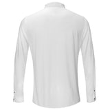 Barocco Button Down Long Sleeves Shirt Moving Up | B318 White PROMO