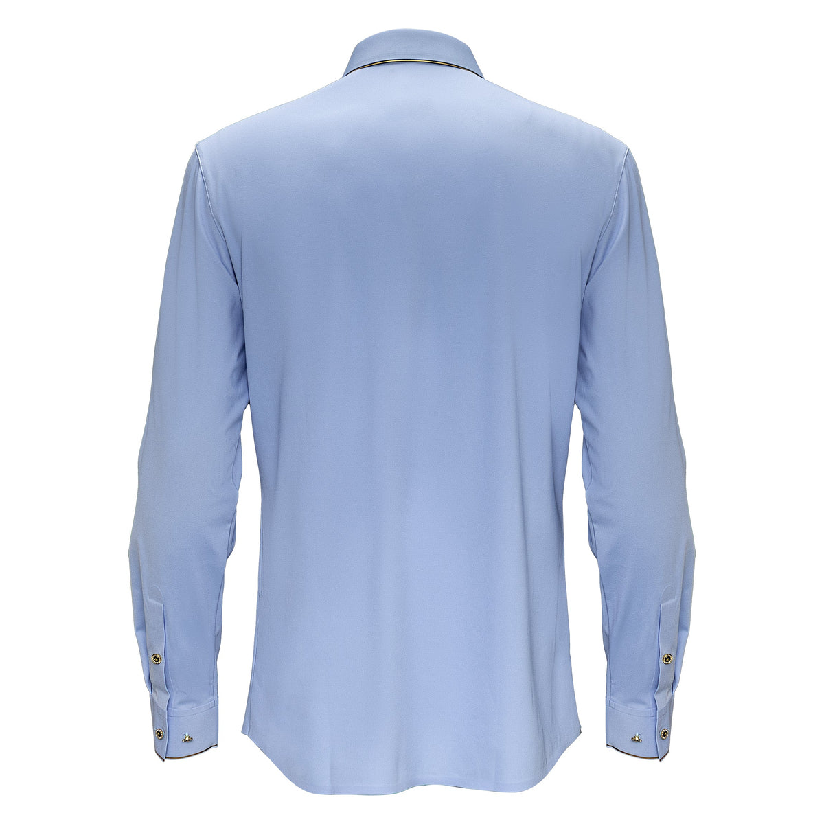Barocco Imperial Essence Men's 4-Way Stretch Shirt - Light Blue