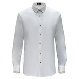 Imperial Essence Button-Up Shirt WHITE/GOLD