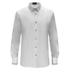 Barocco Imperial Essence Men's 4-Way Stretch Shirt - White/Silver