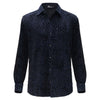 Barocco Dinner and Drinks Men's 4-Way Stretch Shirt - Black/Blue