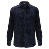 Barocco Dinner and Drinks Men's 4-Way Stretch Shirt - Black/Blue