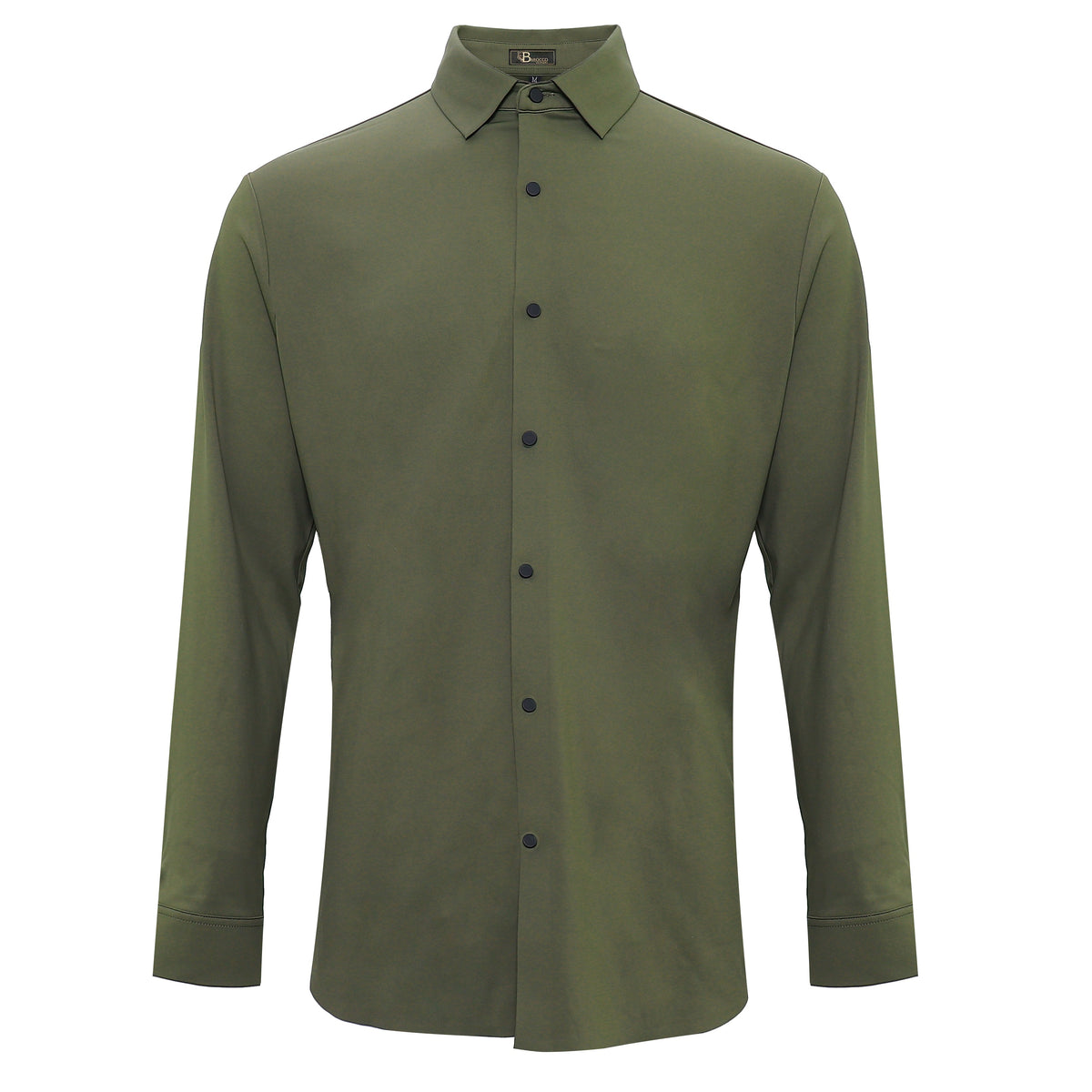 Barocco City Stroll Men's 4-Way Stretch Shirt - Army