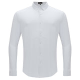 Barocco Olympic Victory Men's 4-Way Stretch Shirt - White