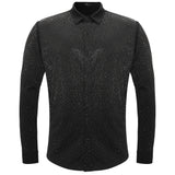 Super Nova Button-Up Shirt BLACK/GUN METAL