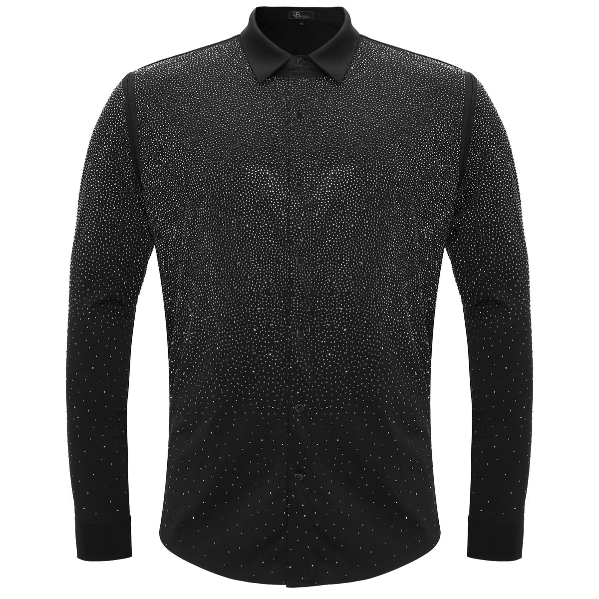 Super Nova Button-Up Shirt BLACK/GUN METAL