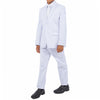 Tazzio Boy's 5pc Solid Suit With Shirt & Tie