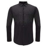 Crystal Classic Button-Up Shirt BLACK/GUN METAL