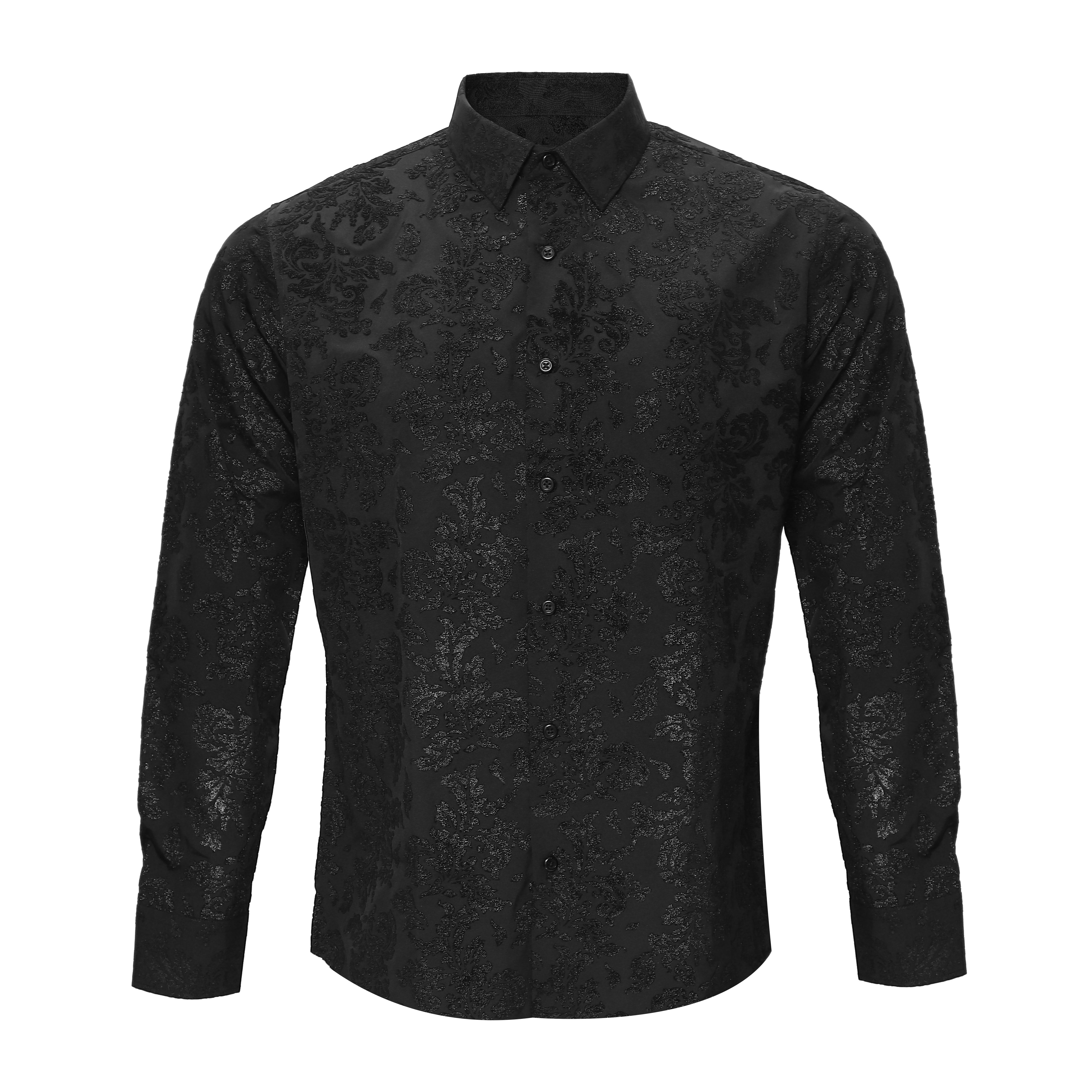 Cool Confidence Button-Up Shirt BLACK