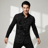 Bronco Edge Button-Up Shirt BLACK