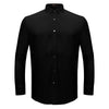 Silver Sophistication Button-Up Shirt BLACK
