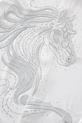 Stallion Embellished LS Shirt WHITE
