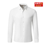 Barocco TechFlex Stitchless Men's Long Sleeve Shirt - White