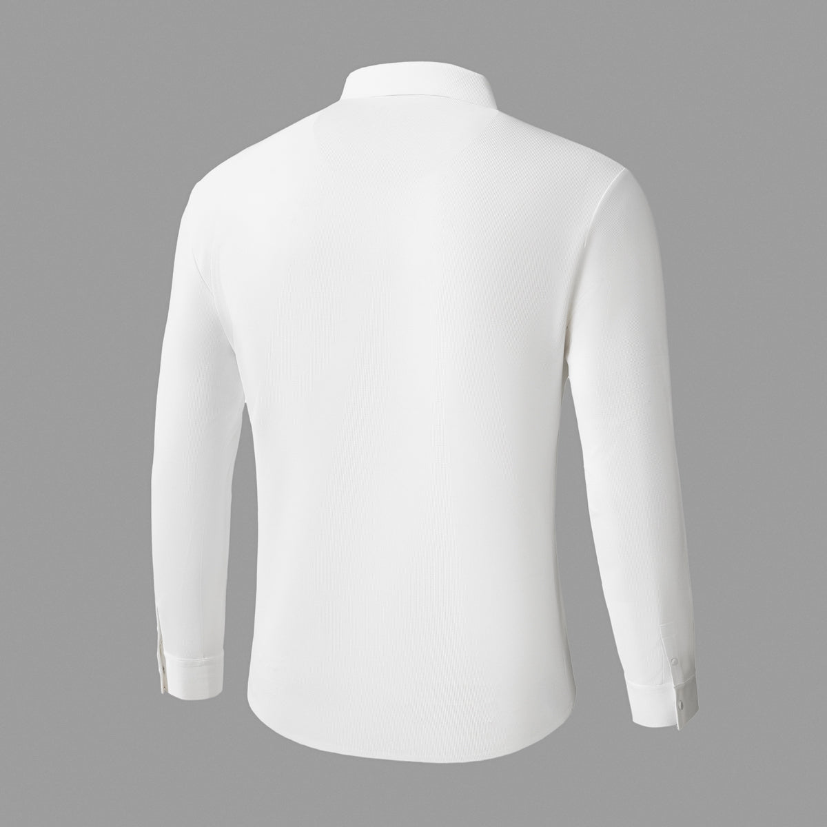 Barocco TechFlex Stitchless Men's Long Sleeve Shirt - White