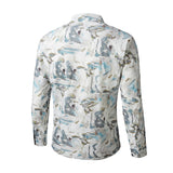 Barocco DriftPrint Performance Men's Long Sleeve Shirt - Multi