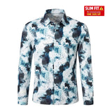 Barocco TempestPrint Performance Men's Long Sleeve Shirt - Multi