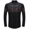 Nightfall Crest Shirt BLACK/GUN GOLD
