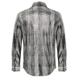 Bright Affluence Button-Up Shirt SILVER