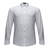 Sharp Armor Button-Up Shirt WHITE/SILVER