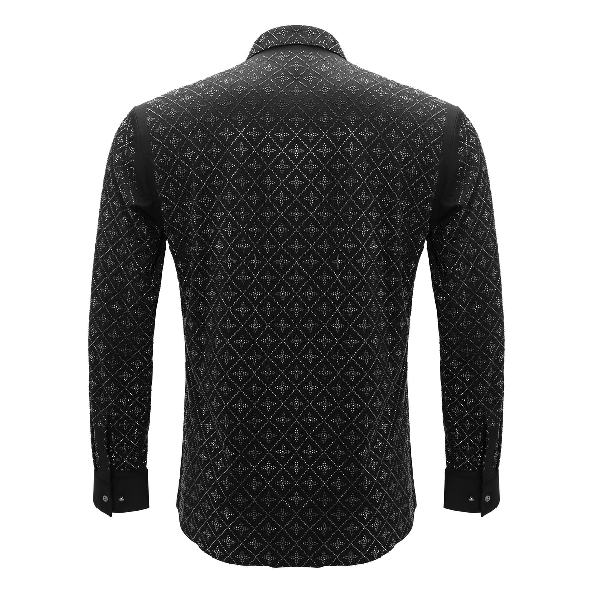 Sharp Armor Button-Up Shirt BLACK/SILVER