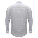Sharp Armor Button-Up Shirt WHITE/SILVER