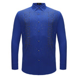 Prime Valor Button-Up Shirt BLUE/GUN
