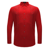 Prime Valor Button-Up Shirt RED/RED
