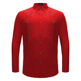 Prime Valor Button-Up Shirt RED/RED