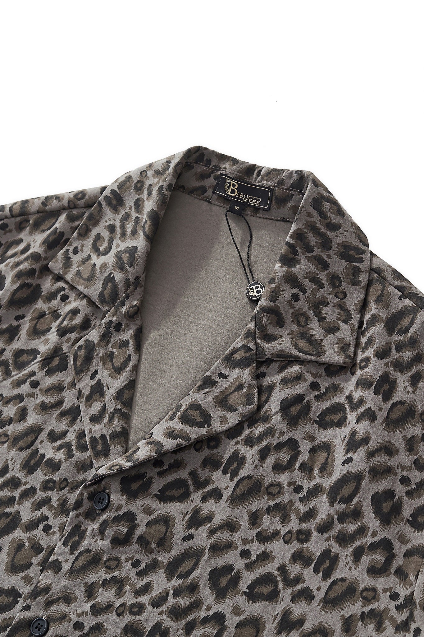 Arden Camp Collar Shirt GREY