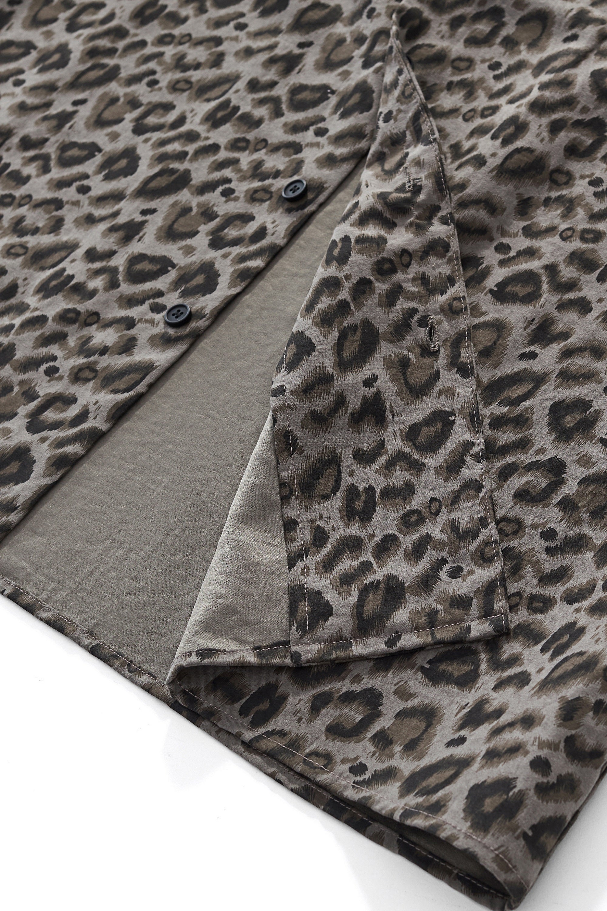 Arden Camp Collar Shirt GREY