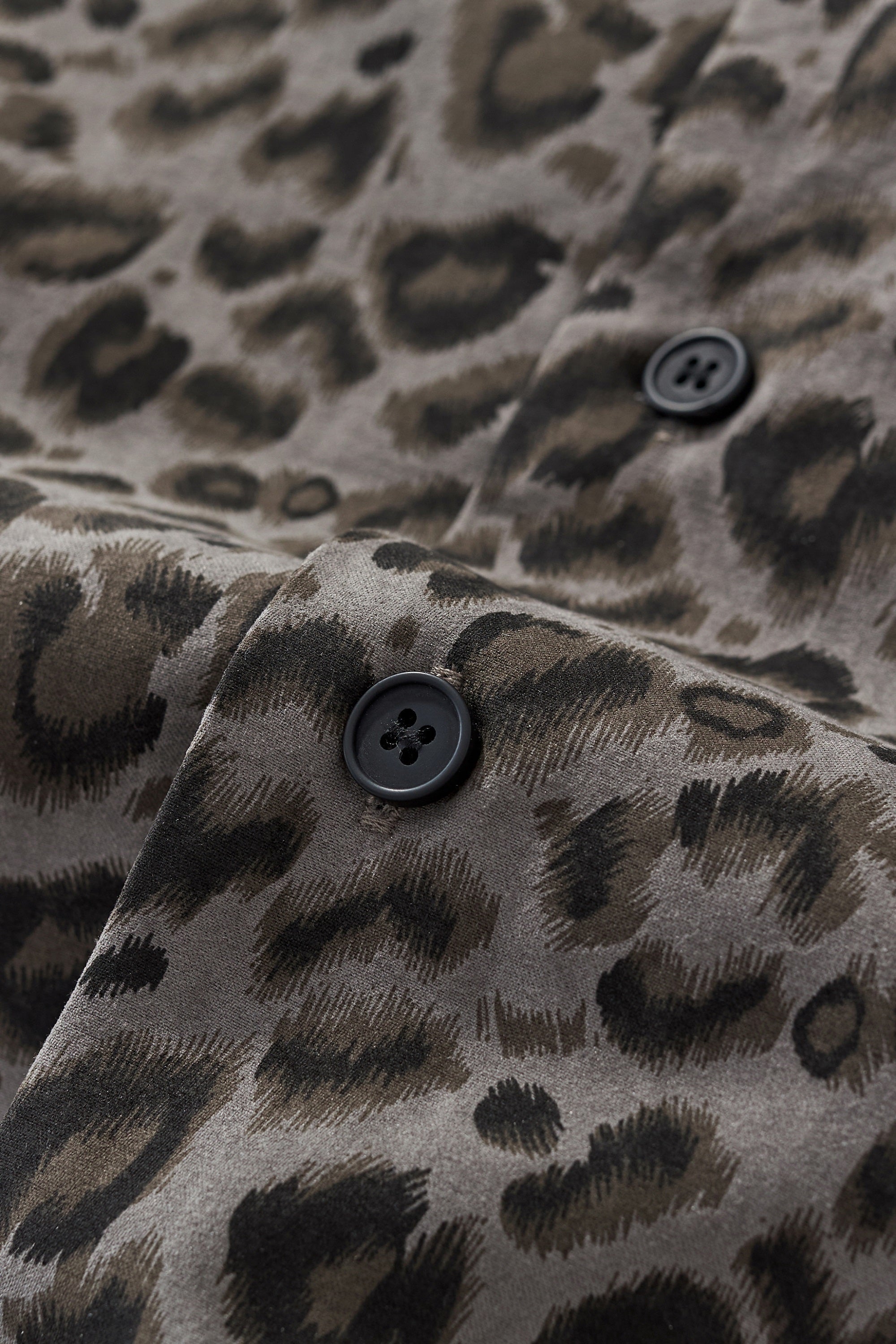 Arden Camp Collar Shirt GREY