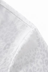 Tonal Leopard Shirt WHITE