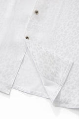 Tonal Leopard Shirt WHITE