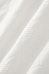 Textura Diamond Knit LS WHITE