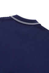 Marquee Cable Knit Cardigan LS NAVY