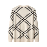 Paramount Lattice Knit LS IVORY