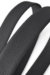 Pebbled Leather Auto BKL Belt – Black Edition BLACK/BLACK