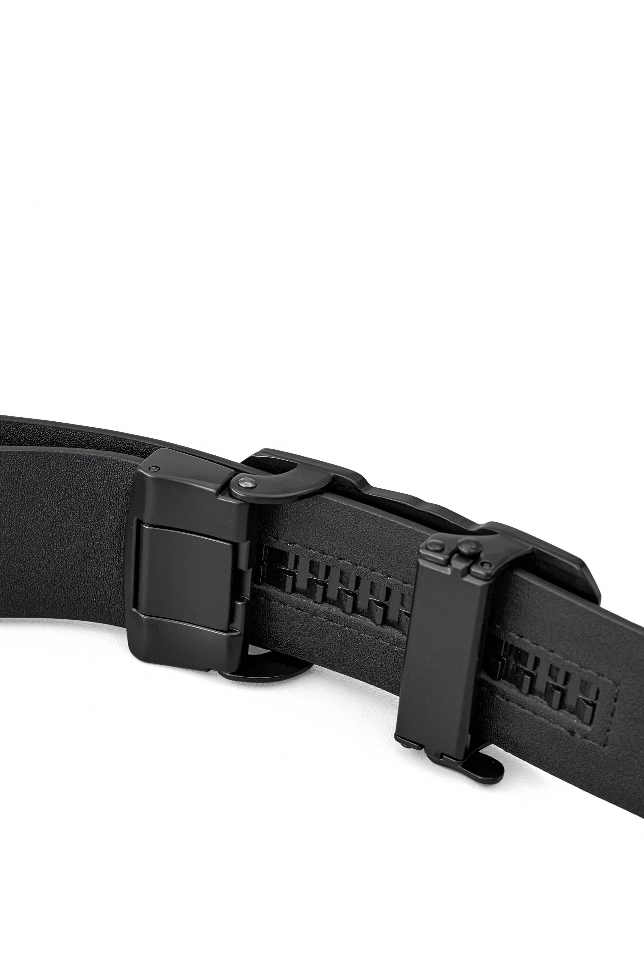 Lion Emblem Auto BKL Belt – Blackout Ed. BLACK/BLACK