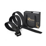 Lion Emblem Auto BKL Belt – Blackout Ed. BLACK/BLACK